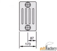 радиатор отопления zehnder charleston 5019/43 №1270 3/4quot; ral 9016