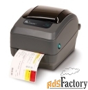 термопринтер zebra gx43 gx43-102422-000 tt printer gx430t; 300dpi, usb