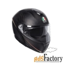 agv sportmodular tricolore matt carbon/italy s