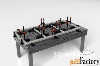 сварочно-сборочный стол 3d-weld profi d16 800х1200 мм