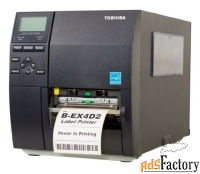 термопринтер toshiba b-ex4d2, 203 dpi, usb, lan (b-ex4d2-gs12-qm-r) {1