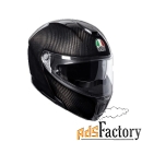 agv sportmodular glossy carbon s