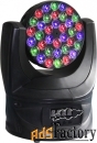 pr lighting xled 336 движущаяся голова, led hi-power 3 вт х 36 шт. (12