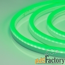 гибкий неон cf2835-u15m20-24v green (26x15mm), 50м