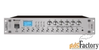 nusun m-1240 микшер-усилитель, 240 вт, fm-тюнер, mp3, usb