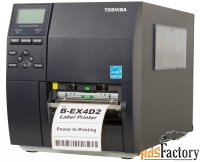 термопринтер toshiba b-ex4d2, 203 dpi, usb, lan (b-ex4d2-gs12-qm-r)