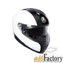 agv sportmodular carbon/white l