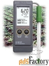 hanna instruments hi 99121 ph-метр/термометр для почв и торфа (ph/t)