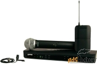 shure blx1288e/cvl сдвоенная радиосистема с ручным передатчиком и петл