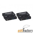 комплект: hdmi/rs232 100m extender kit, hdbt, 4k/60 muxlab