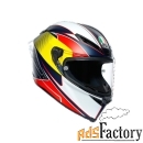 шлем agv corsa r supersport blue/red/yellow ml