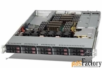 корпус серверный 1u supermicro cse-116ac-r700wb e-atx 12x13, 10x2.5 ho