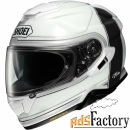 шлем gt-air ii crossbar shoei (белый/черный, l)