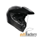 мотошлем agv ax9 matt carbon ml