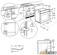 электрический духовой шкаф electrolux okd5c51v