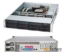 корпус supermicro для сервера 2u 800 / 1000w cse-825tqc-r1k03lpb