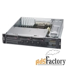 корпус supermicro cse-825mbtqc-r802lpb 2x800w черный