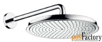 верхний душ встраиваемый hansgrohe raindance classic air 27430820 хром