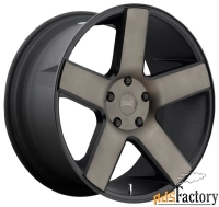 колесный диск dub baller 9.5x22/5x150 d110 et32 black/machined