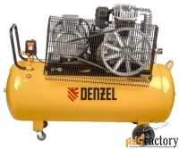 компрессор масляный denzel dr 5500/200, 200 л, 5.5 квт