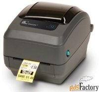 zebra tt printer gx420t; 203dpi, eu and uk cords, epl2, zpl ii, usb, s