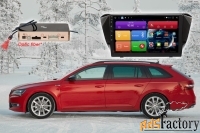 штатное головное устройство redpower 51014 для skoda superb на android