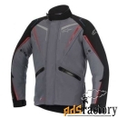 alpinestars мотокуртка yokohama ds jacket серо-черно-красный, 1018