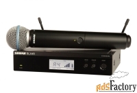 shure blx24re/sm58 m17 662-686 mhz радиосистема с ручным передатчиком 