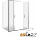 душевой уголок good door latte wtw-td-150-sp-80-c-we 150х80 стекло про