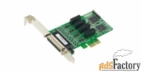 плата moxa cp-134el-a-i-db9m 4 port pcie board, w/ db9m cable, low pro