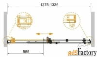 душевая дверь в нишу cezares stylus-soft-bf-1-100-c-cr