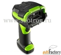 сканер штрих-кода zebra li3608 kit: usb (1d, standard range, ip67, gre