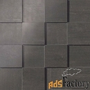 amyq мозаика mark wallfloor design collection graphite mosaico 3d lapp