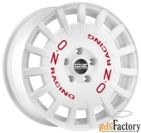 колесный диск oz racing rally racing 7x17/5x100 d68 et45 race white + 