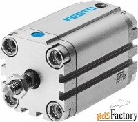 компактный цилиндр festo aevu-80-10-a-p-a