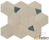 мозаика atlas concorde boost pro cream mosaico hex blue 25x28,5