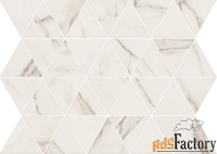 мозаика flaviker supreme wide mosaico triangoli calacatta extra 34x26