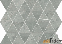 мозаика flaviker supreme evo mosaico triang grey 34x26