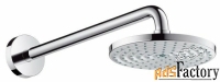 верхний душ встраиваемый hansgrohe raindance s 180 1jet 27471000 хром