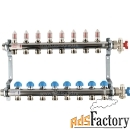 коллектор rehau hkv-d на 8 контуров с расходомерами - 12080811002
