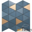 9mdu мозаика mek collection blue mosaico diamond 30x30