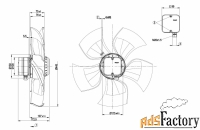 вентилятор осевой ebmpapst a4d450au0101