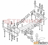 фаркоп steinhof для ssang yong kyron ii 2005- съемный