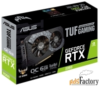 видеокарта asus tuf geforce rtx 2060 1365mhz pci-e 3.0 6144mb 14000mhz