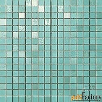 керамическая плитка atlas concorde dwell turquoise mosaico q 30.5x30.5