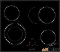 электрическая варочная панель zigmund  shtain cns 159.60 bx