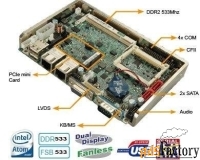 процессорная плата половинного размера iei wafer-945gse-n270 wafer-945