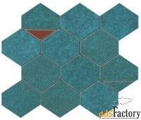 мозаика atlas concorde italy blaze verdigris mosaico nest 29,4x25,8