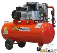 компрессор масляный hdc hdc hd-a101, 100 л, 2.2 квт