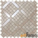 atlas concorde marvel travertino silver diagonal mosaic керамическая п